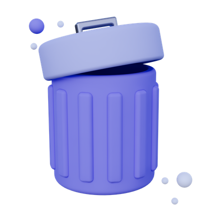 Bote de basura  3D Icon