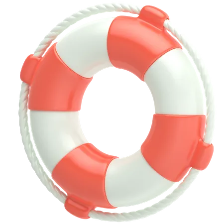 Bote salva-vidas  3D Icon