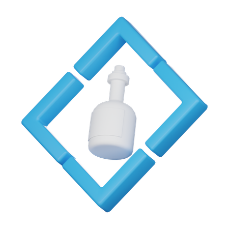 Botella  3D Icon