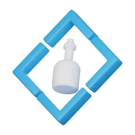 Botella  3D Icon