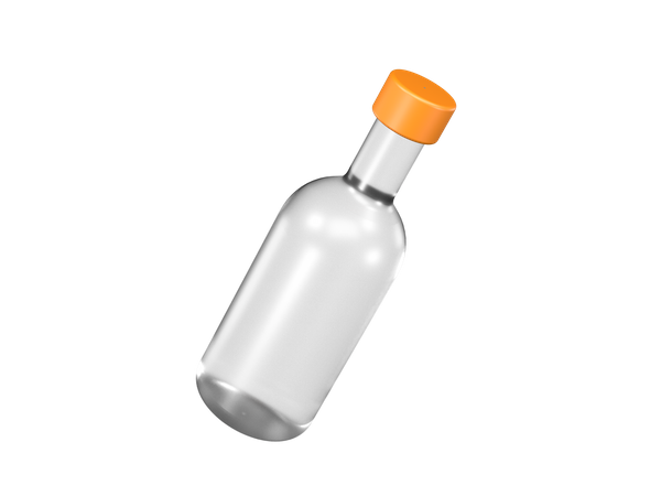 Botella  3D Illustration