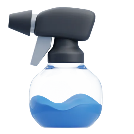 Botella de spray de barbero  3D Icon
