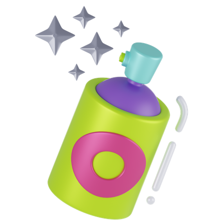 Botella de spray  3D Icon