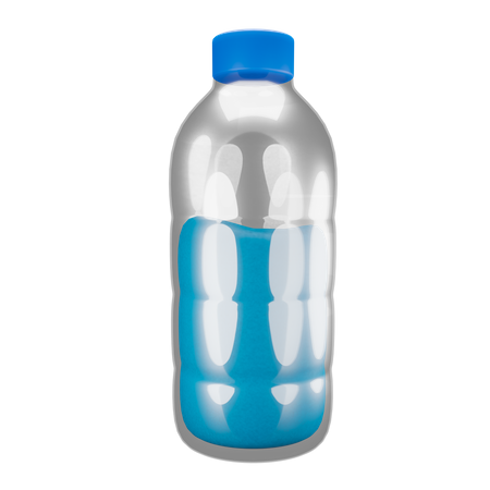 Botella de agua  3D Illustration