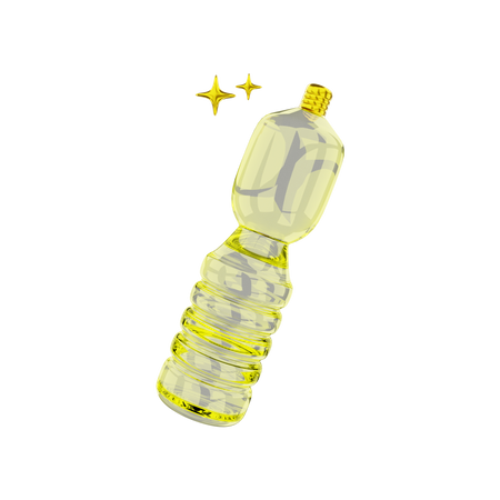 Botella de agua  3D Illustration