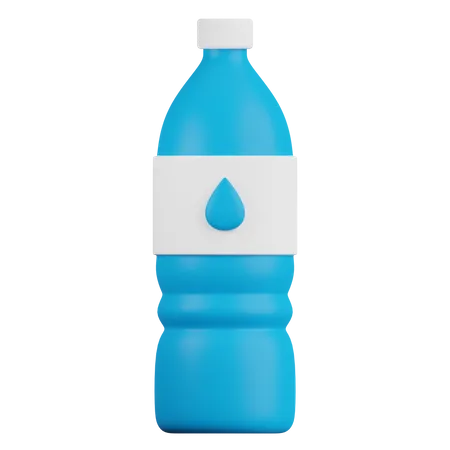 Botella de agua  3D Illustration