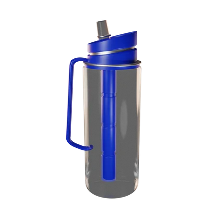 Botella de agua  3D Illustration