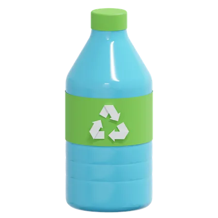 Botella de agua ecológica  3D Icon