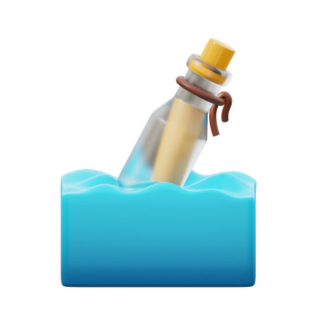 Botella de arena  3D Icon