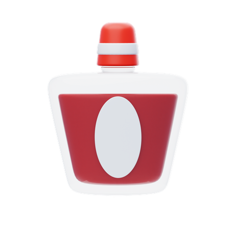 Botella de esmalte de uñas  3D Icon