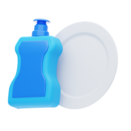 Botella de jabón para platos  3D Icon
