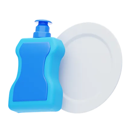 Botella de jabón para platos  3D Icon
