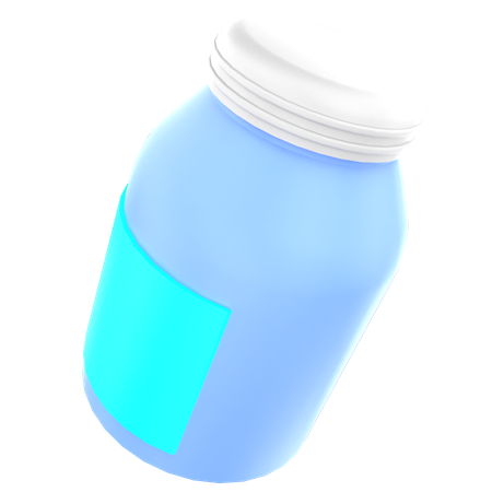 Botella de jugo  3D Icon