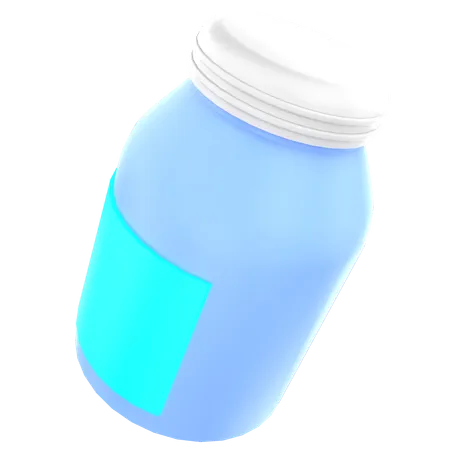 Botella de jugo  3D Icon