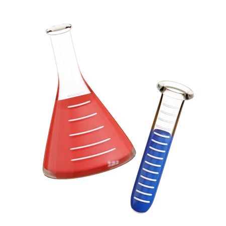 Botella de laboratorio  3D Icon