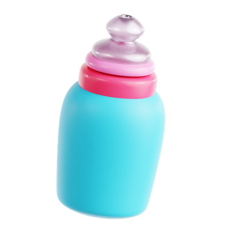 Botella de leche  3D Icon