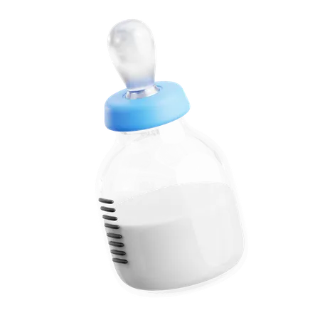 Botella de leche  3D Icon