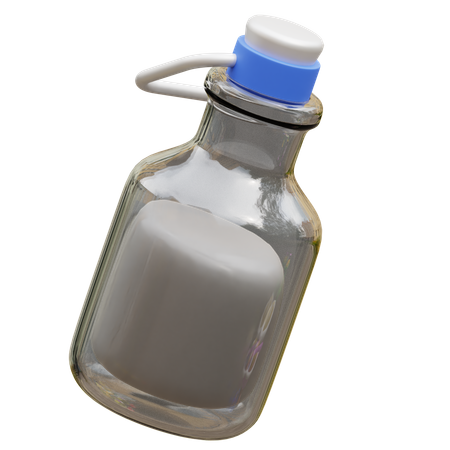 Botella de leche  3D Icon