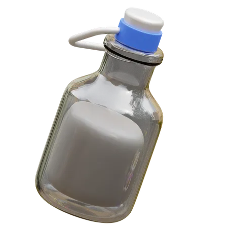 Botella de leche  3D Icon