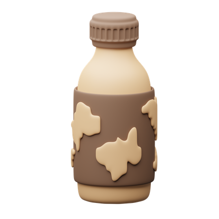 Botella de leche  3D Icon