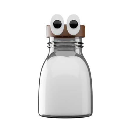 Botella de leche  3D Icon