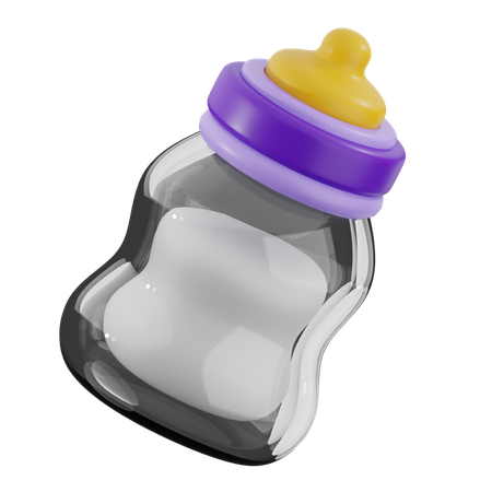 Botella de leche  3D Icon