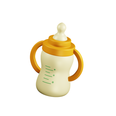 Botella de leche  3D Icon