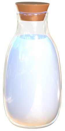 Botella de leche  3D Icon