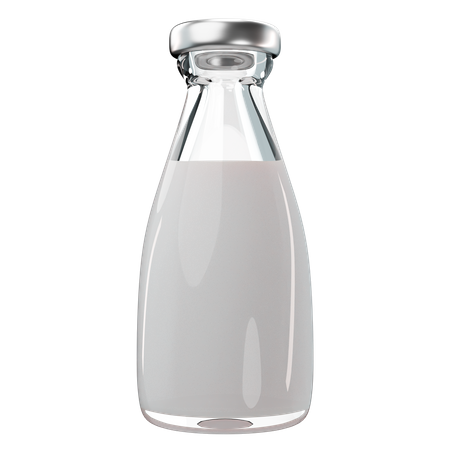 Botella de leche  3D Icon