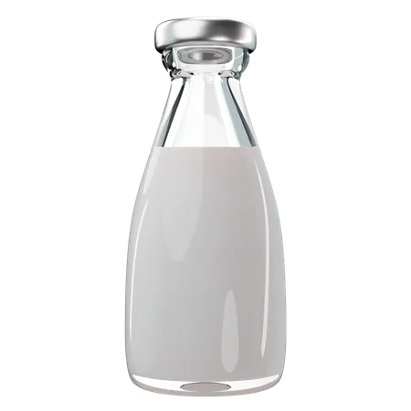 Botella de leche  3D Icon