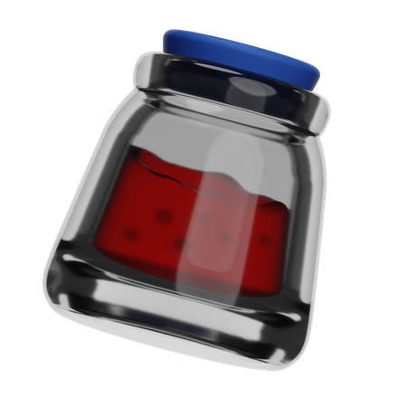 Botella de mermelada  3D Icon