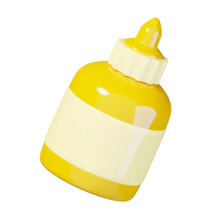 Botella de pegamento  3D Icon