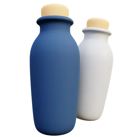Botella de plástico  3D Icon