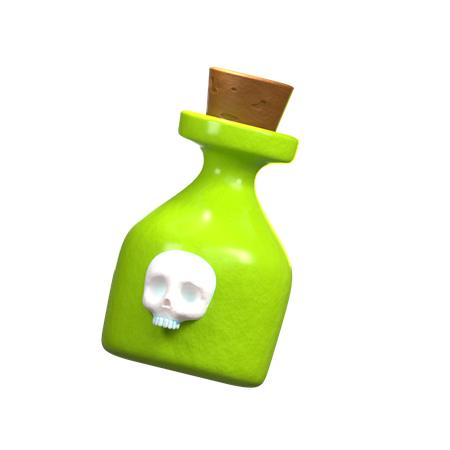 Botella de poción  3D Icon