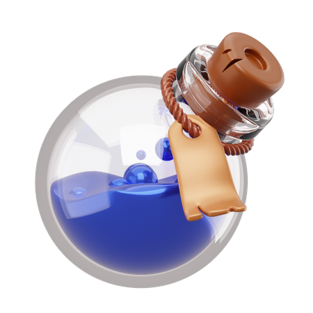 Botella de poción  3D Icon
