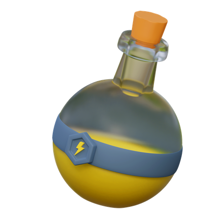 Botella de poción  3D Icon
