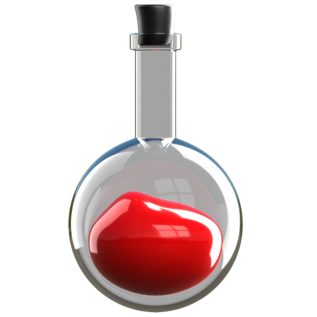 Botella de poción  3D Icon