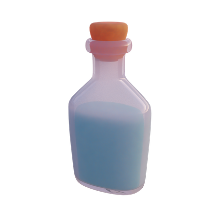 Botella de poción  3D Illustration