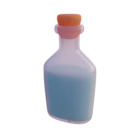 Botella de poción  3D Illustration