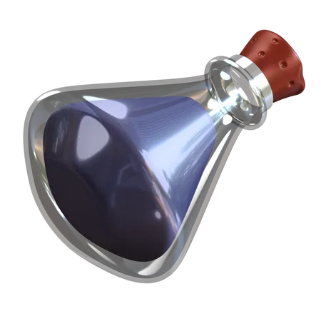 Botella de poción  3D Illustration