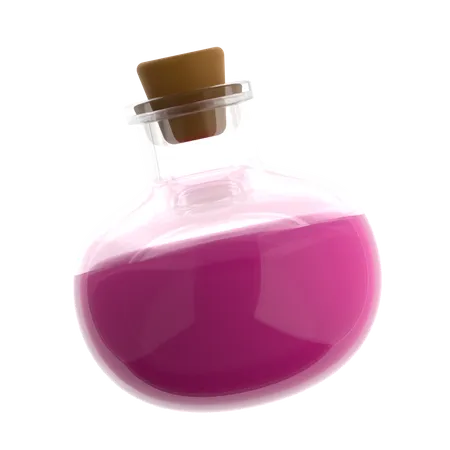 Botella de poción  3D Icon