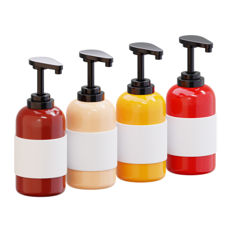 Botella de salsa  3D Icon