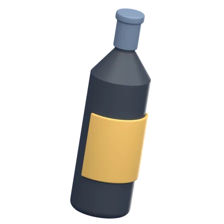 Botella de salsa de soja  3D Icon