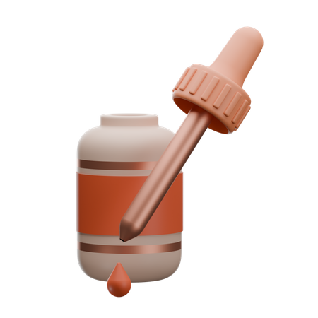 Botella de suero  3D Icon