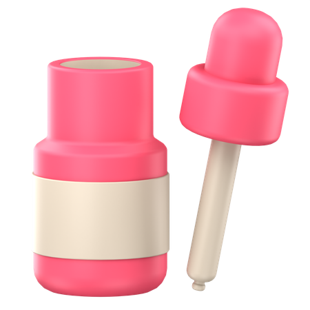 Botella de suero  3D Icon
