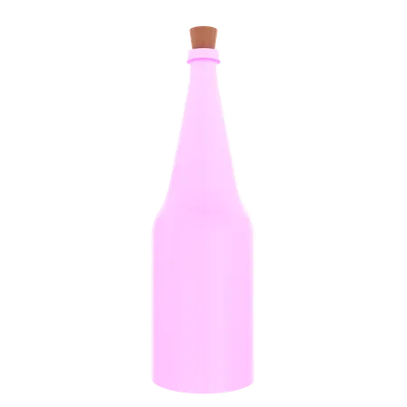 Botella de vino  3D Icon