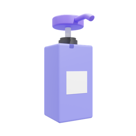 Botella en bloque  3D Icon