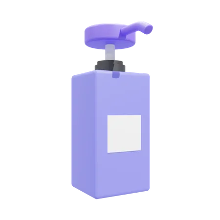 Botella en bloque  3D Icon