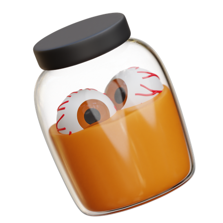 Botella de ojo  3D Icon