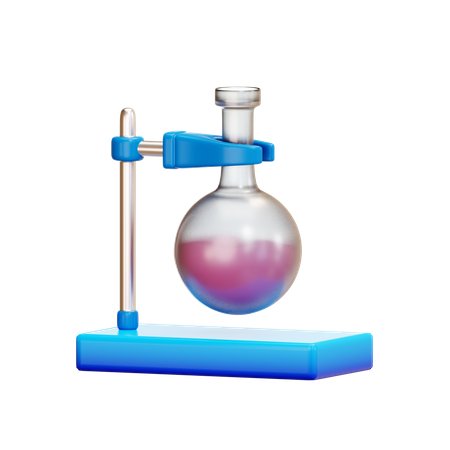 Botella quimica  3D Illustration